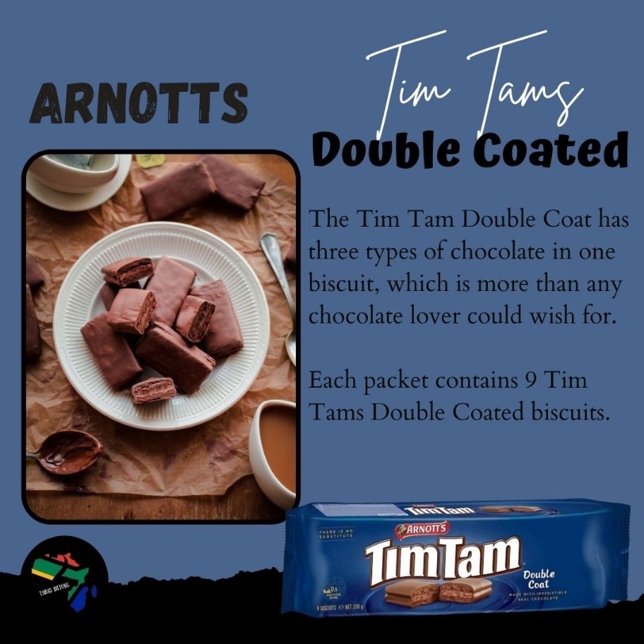 Arnotts Tim Tams Double Coated Size: 200g