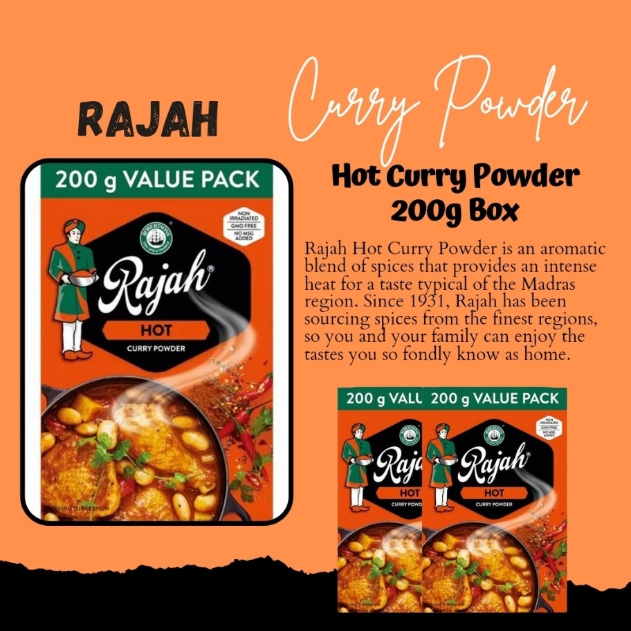 Rajah Curry Powder Medium Size 200g Tara s Biltong Limited
